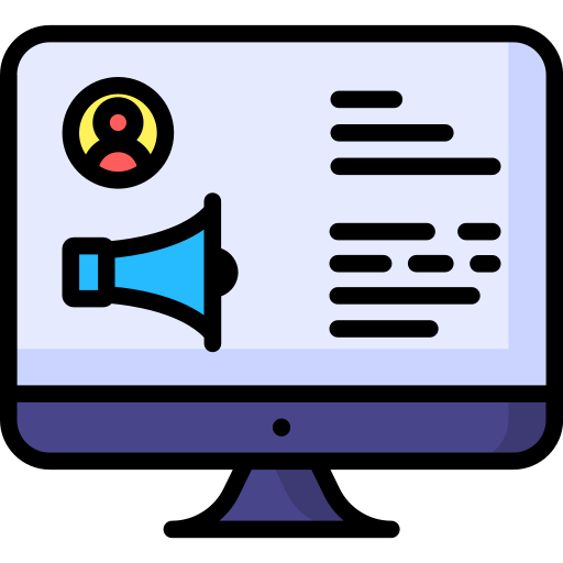 marketing digital grátis ícone