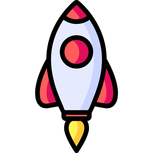 Rocket Generic Outline Color icon