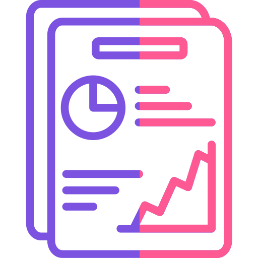 reporte de negocios icono gratis