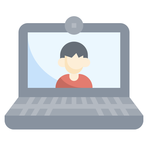 video conferencia icono gratis