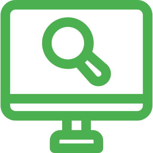 Magnifying glass free icon