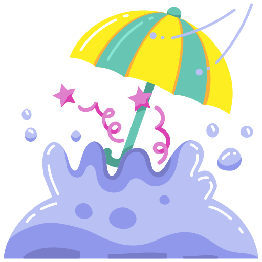 guarda-chuva grátis figurinha