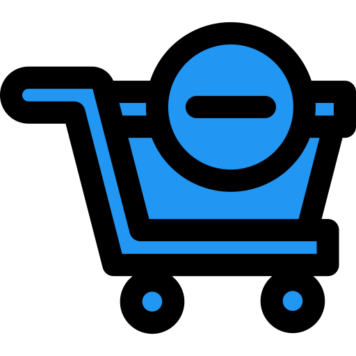 Remove cart Generic Outline Color icon