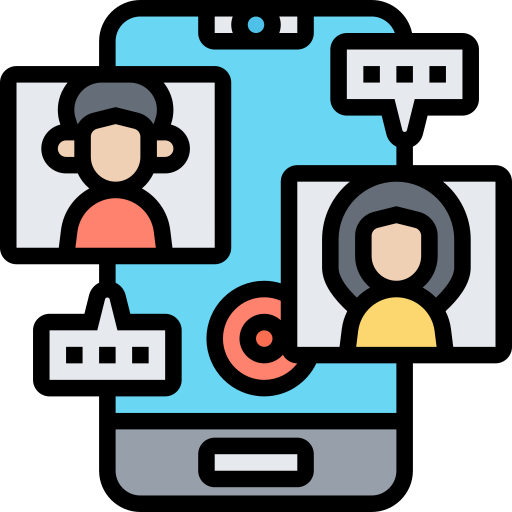 영상 통화 무료 아이콘