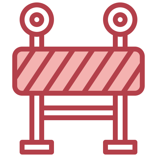 barrera icono gratis