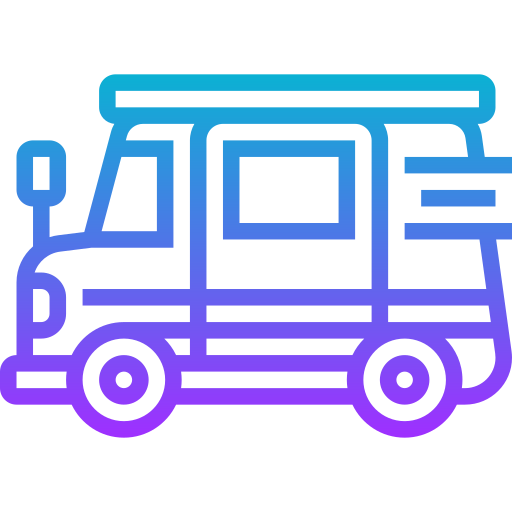 Mail truck Meticulous Gradient icon