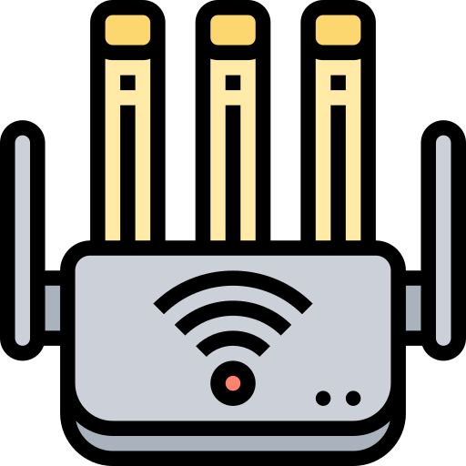 router inalámbrico icono gratis