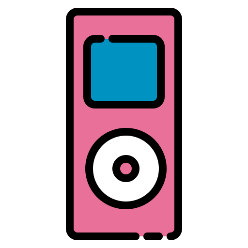 reproductor de mp3 icono gratis