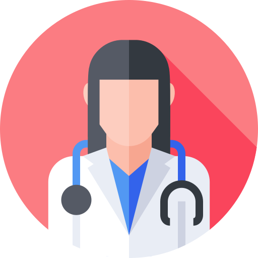 Doctor Flat Circular Flat icon