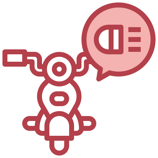 luz del coche icono gratis