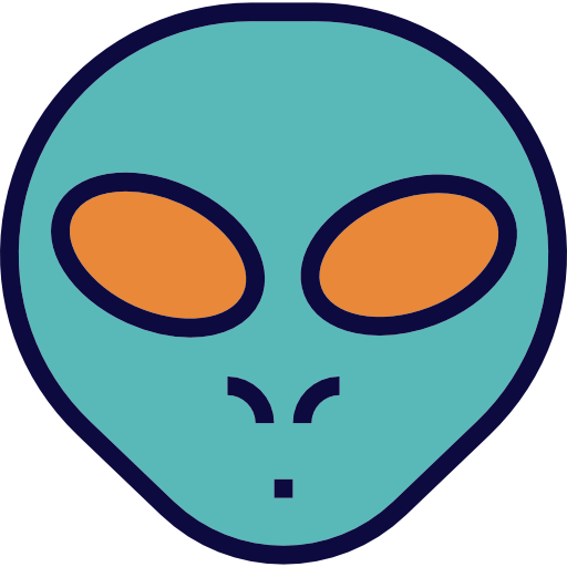 Alien Becris Lineal color icon