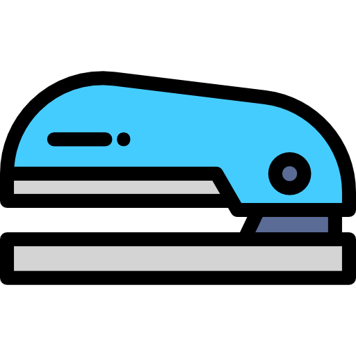 Stapler Detailed Rounded Lineal color icon