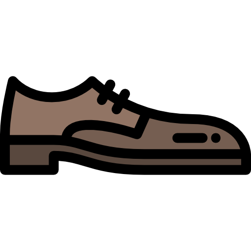 Shoe Detailed Rounded Lineal color icon