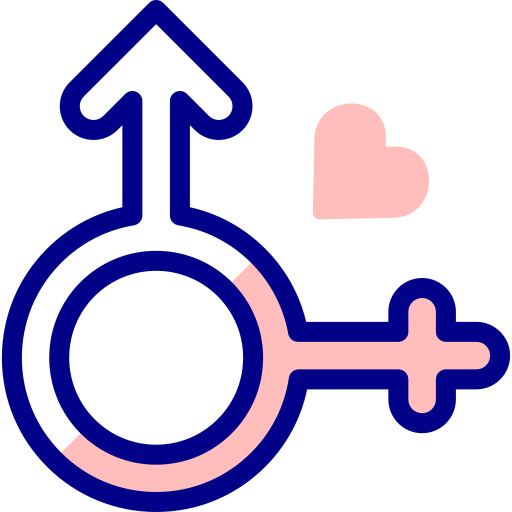 Sex Detailed Mixed Lineal Color Icon 
