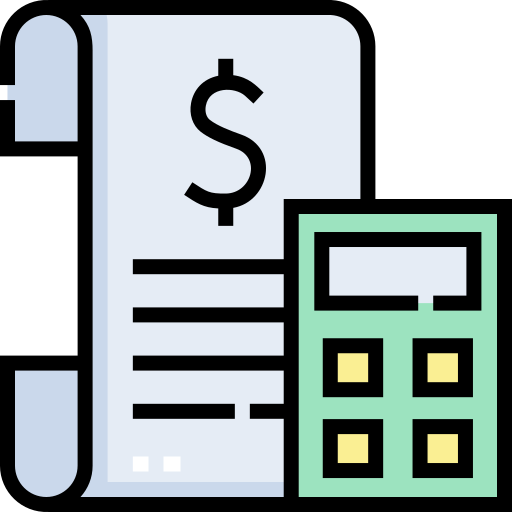 presupuesto icono gratis