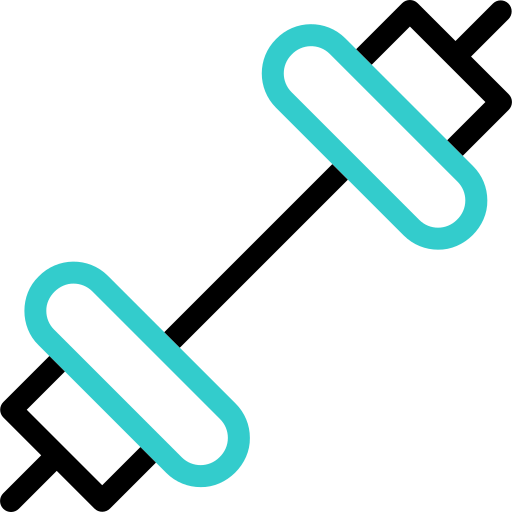 aptitud física icono gratis