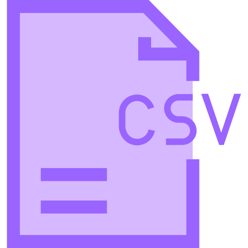 csv icono gratis