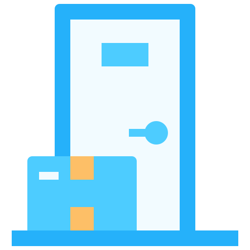 Logistics delievry free icon