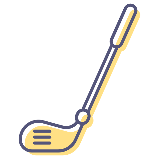 Golf Stick Generic Color Omission Icon