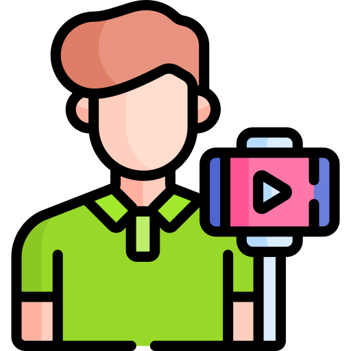 vlogger icono gratis