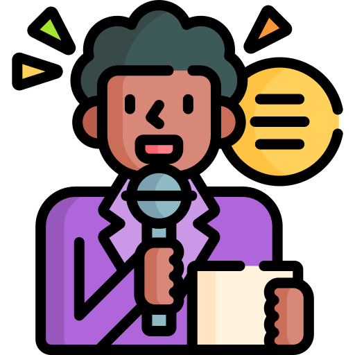 master of ceremony clipart people