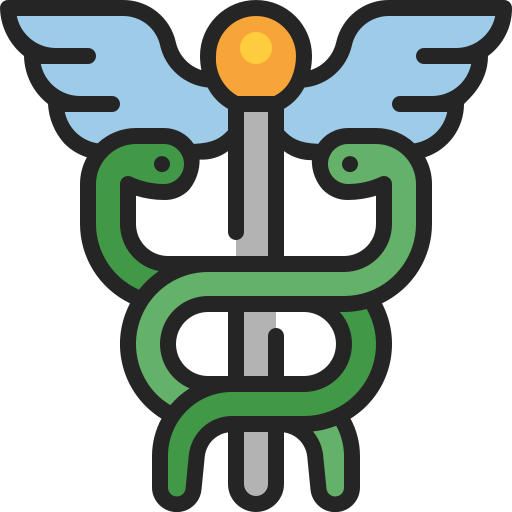 caduceo icono gratis