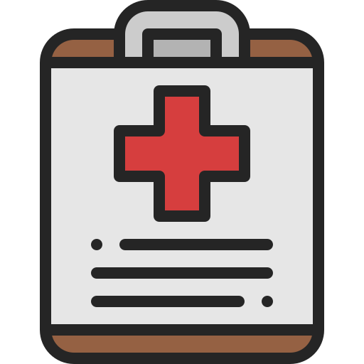 informe médico icono gratis