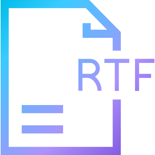 rtf icono gratis