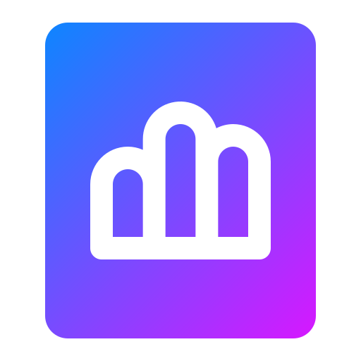 File Generic Flat Gradient icon
