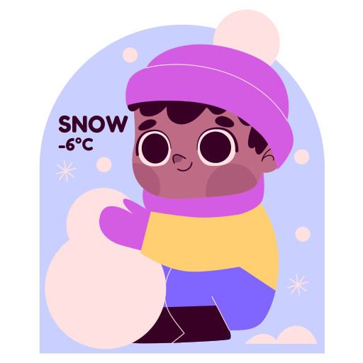Weather free sticker
