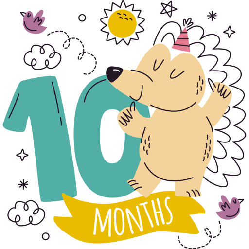Baby months Stickers - Free time and date Stickers