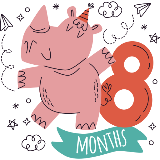 Baby months free sticker Baby months free sticker
