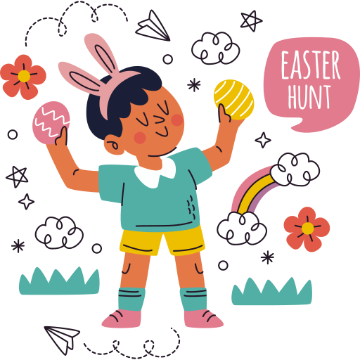 Easter free sticker Easter free sticker