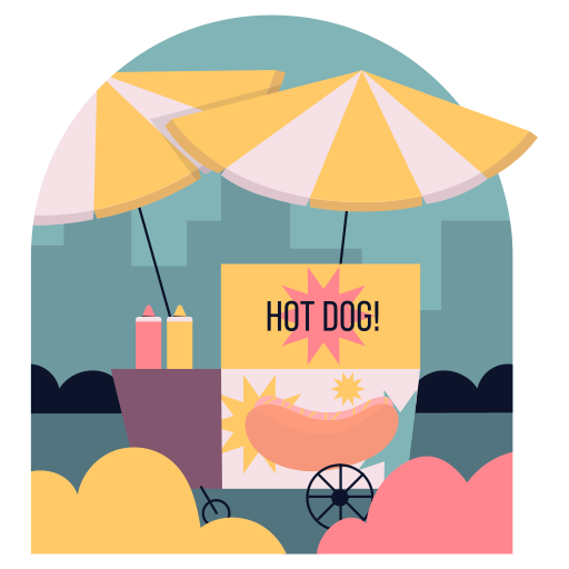 hotdog kostenlos Sticker hotdog kostenlos Sticker