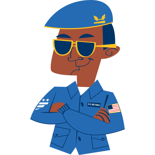 Air force free sticker Air force free sticker