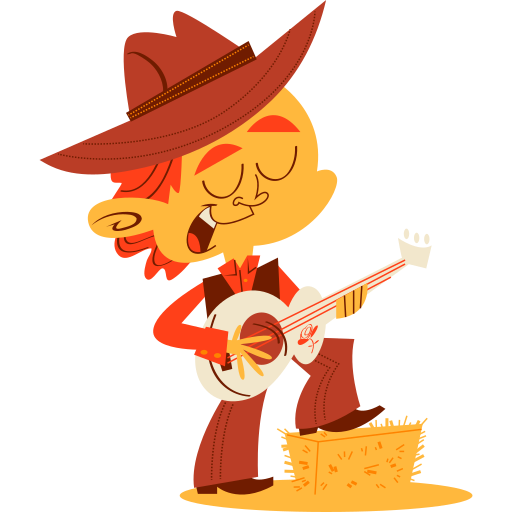 cow-boy gratuit sticker cow-boy gratuit sticker