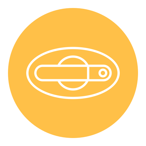 Door handle free icon Door handle free icon