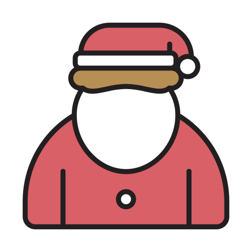 papá noel icono gratis