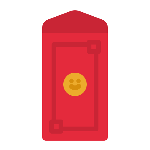 enveloppe rouge Icône gratuit