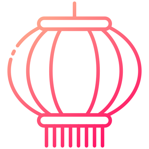 Chinese lantern Generic Gradient icon