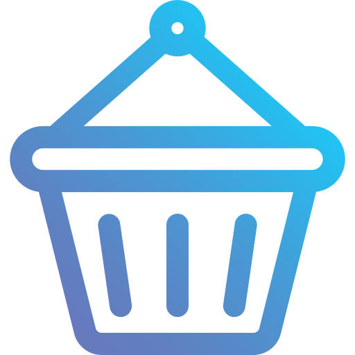 cesta de compras grátis ícone