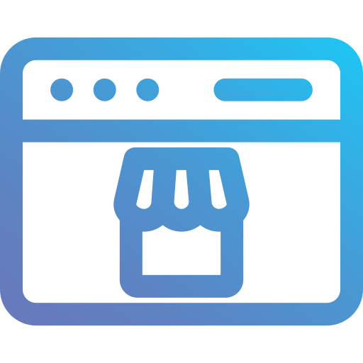 tienda en línea icono gratis
