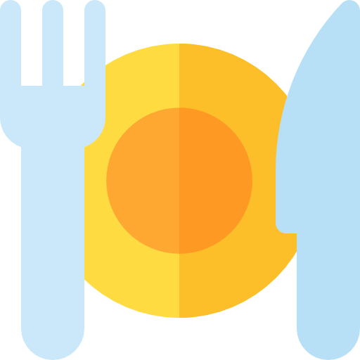 Dinner Basic Rounded Flat icon