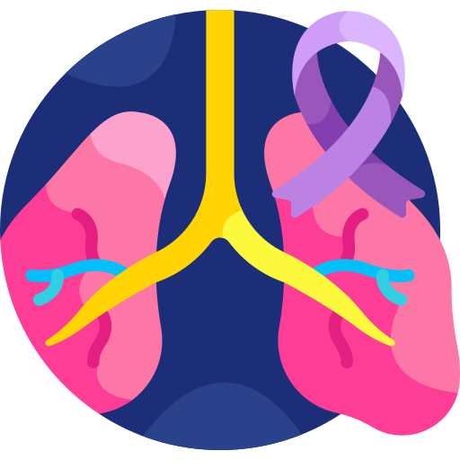 Cáncer de pulmón icono gratis