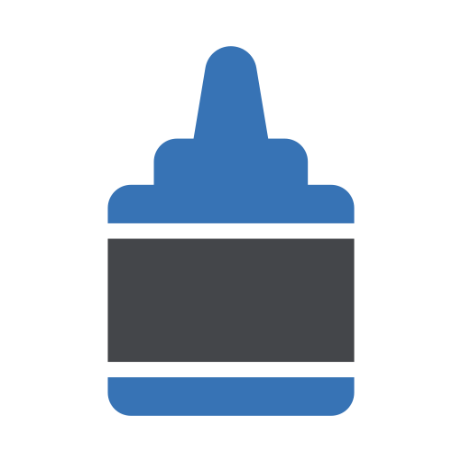 Liquid glue Generic Blue icon