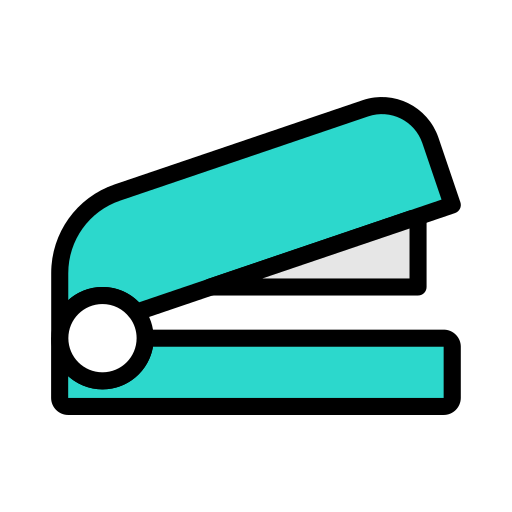 Stapler Vector Stall Lineal Color icon