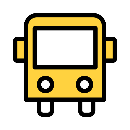 Bus Vector Stall Lineal Color icon