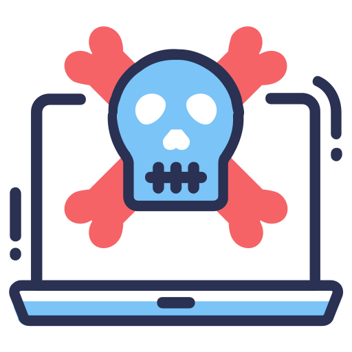 ataque cibernético icono gratis