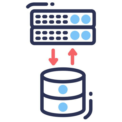 transferencia de datos icono gratis