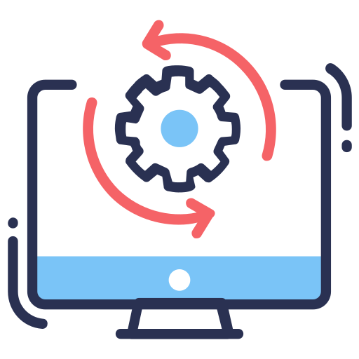 Optimization Analysis Vectors Tank Two Colors Icon